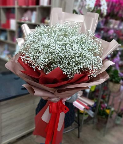 Букет цветов из: Гипсофила в Русской Гвоздевке