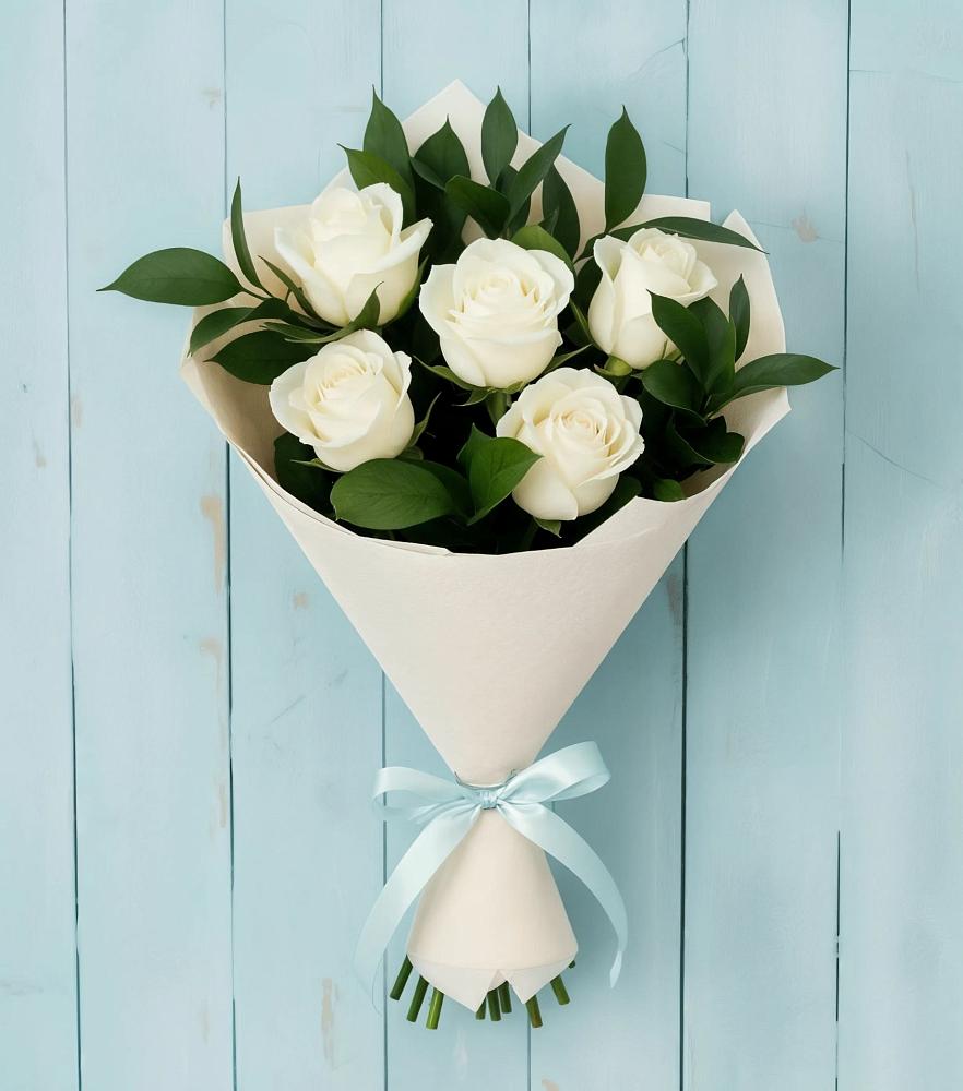 Букет цветов из: Розы в Русской Гвоздевке