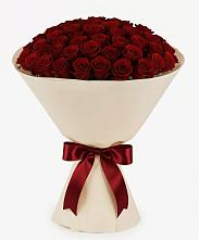 Букет 101 Бордовая роза Блэк Бакарра в Русской Гвоздевке