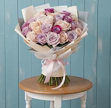 Букет цветов из:  Розы в Русской Гвоздевке