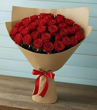 Букет Красные розы Милано в Русской Гвоздевке
