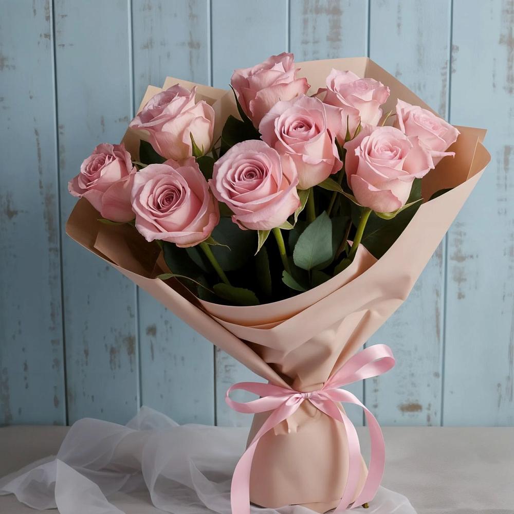 Букет цветов из: Розы в Русской Гвоздевке