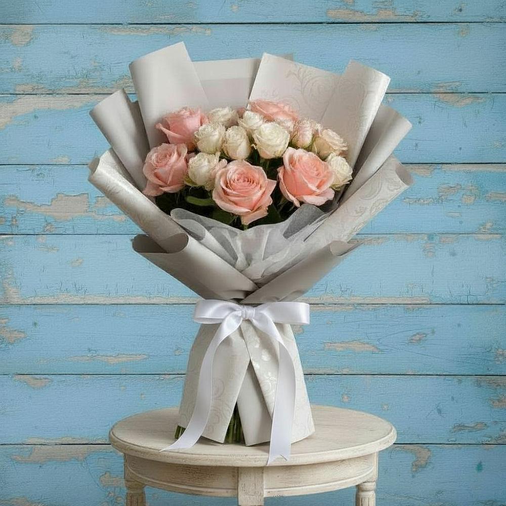 Букет цветов из: Розы в Русской Гвоздевке