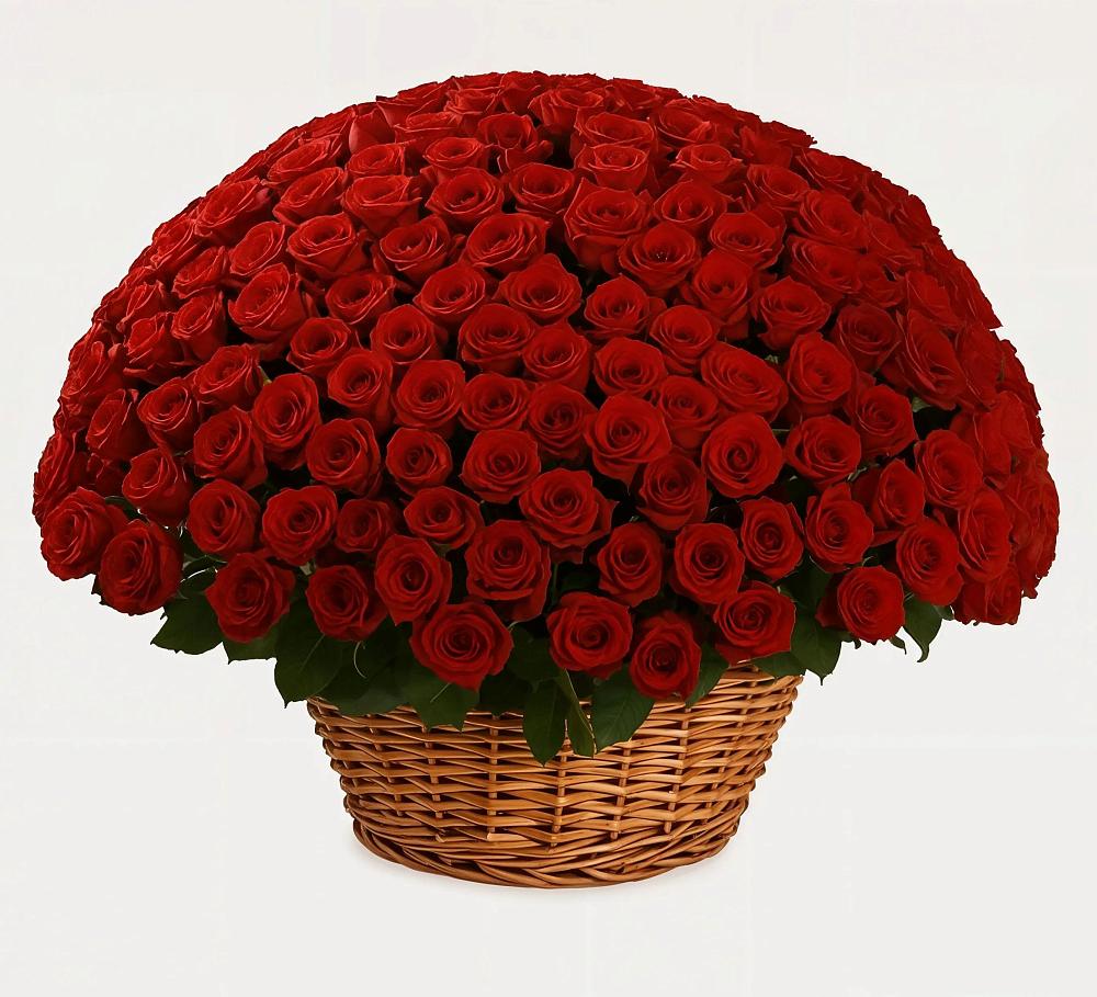 Премиум букет из: Розы в Русской Гвоздевке