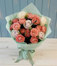 Букет цветов из:  Розы в Русской Гвоздевке