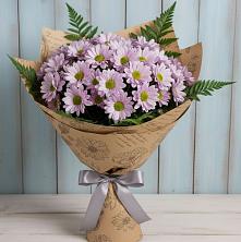 Букет цветов из:  Хризантемы в Русской Гвоздевке