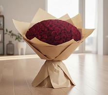 Букет 101 Красная роза в Русской Гвоздевке