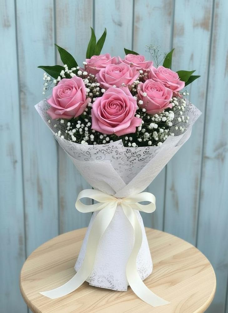 Букет цветов из: Розы в Русской Гвоздевке
