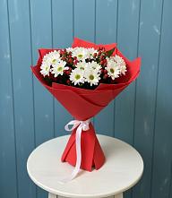 Букет цветов из:  Хризантемы в Русской Гвоздевке