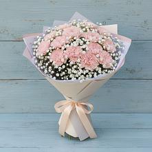 Букет цветов из:  Гвоздики в Русской Гвоздевке