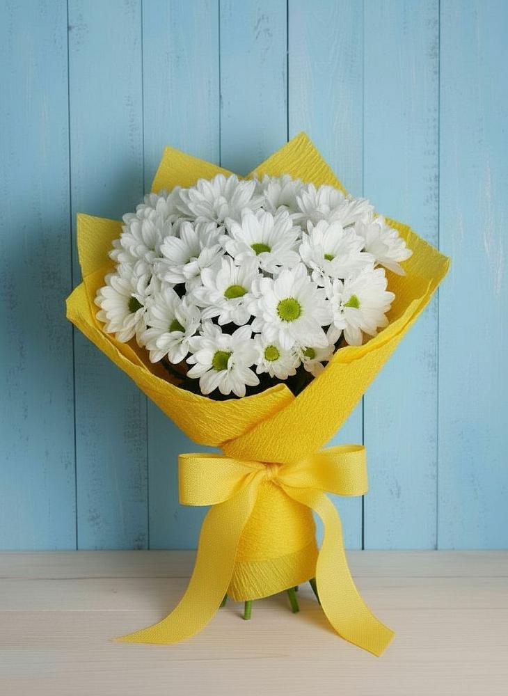 Букет цветов из: Хризантемы в Русской Гвоздевке