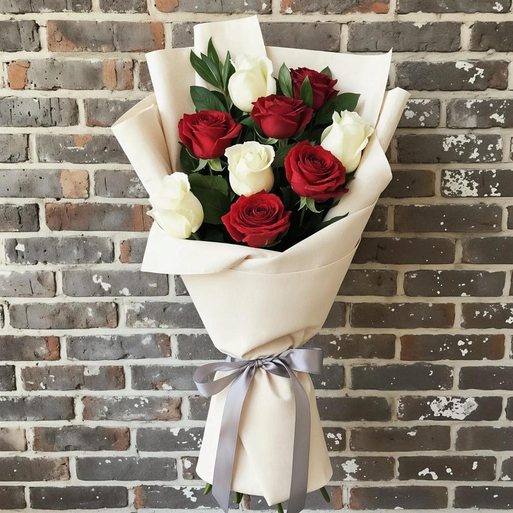 Букет цветов из: Розы в Русской Гвоздевке