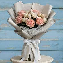 Букет цветов из:  Розы в Русской Гвоздевке