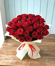 Букет 29 Красных роз в Русской Гвоздевке