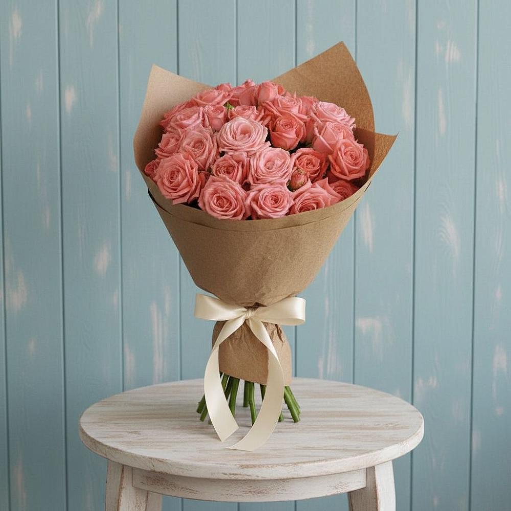 Букет цветов из: Розы в Русской Гвоздевке