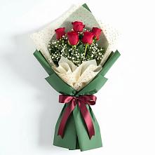 Букет цветов из:  Розы в Русской Гвоздевке