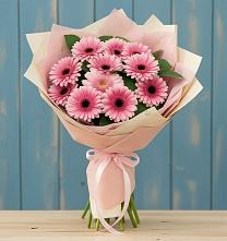 Букет цветов из:  Герберы в Русской Гвоздевке